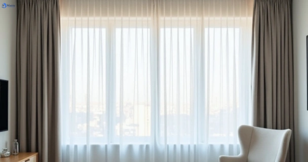 Freshly steam cleaned curtains in bundamba QLD
